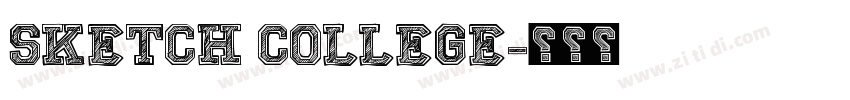 Sketch College字体转换